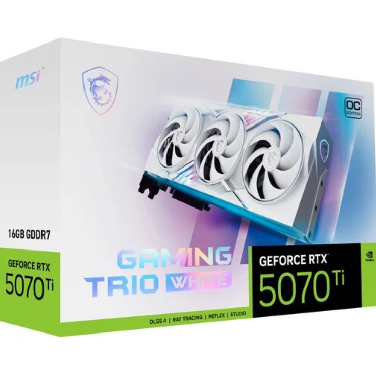 MSI GeForce RTX 5070 Ti GAMING TRIO OC WHITE