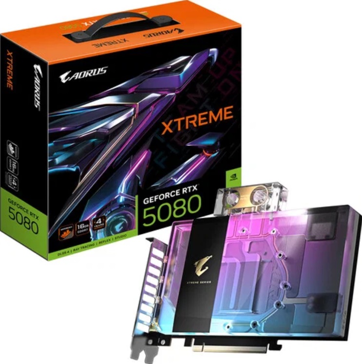 Gigabyte GeForce RTX 5080 AORUS XTREME WATERFORCE WB