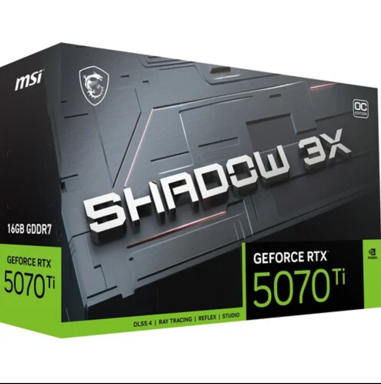 MSI GeForce RTX 5070 Ti SHADOW 3X OC