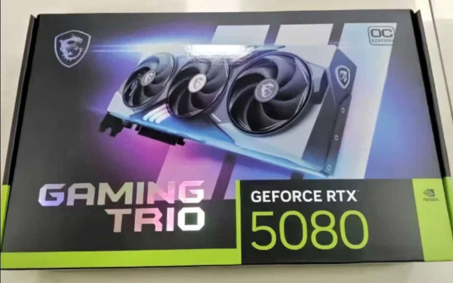 MSI GeForce RTX 5080 GAMING TRIO OC
